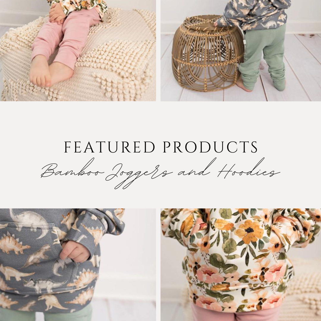 Keep Your Little One Warm & Cozy with These Bamboo Joggers & Hoodies!