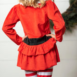 Girl's Santa Suit Leggings Set - Stella Lane Boutique