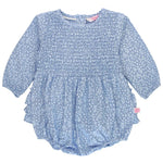 Woodland Berry Frost Smocked Bubble Romper - Stella Lane Boutique
