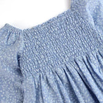 Long Sleeve Smocked Ruffle Hem Dress - Stella Lane Boutique