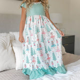 Nutcracker Ruffle Lounge Gown