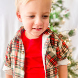 The John Shacket in Classic Christmas Plaid