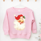 Pink Vintage Santa Sweatshirt - Stella Lane Boutique