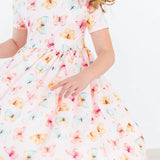 Butterfly Kisses Short Sleeve Twirl Dress - Stella Lane Boutique