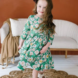 Vintage Greens Rubina Twirl Dress