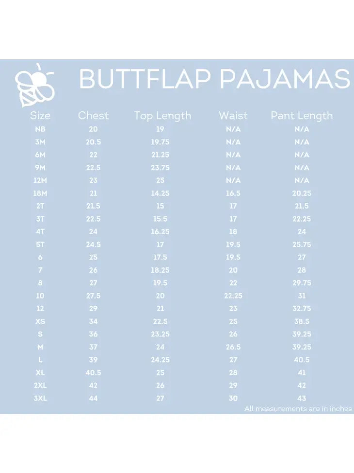 Easter Bunny Blue Buttflap Pajamas - Stella Lane Boutique