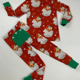 **PREORDER** The Stella Lane Buttflap Pajamas in Vintage Santa