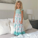 Nutcracker Ruffle Lounge Gown