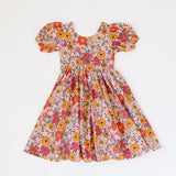 Autumn Garden Puff Dress