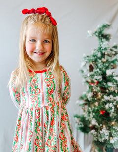 The Stella Dress in Preppy Peppermint