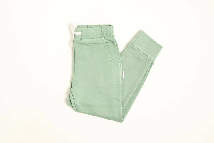 Mint Bamboo Jogger Pants - Stella Lane Boutique