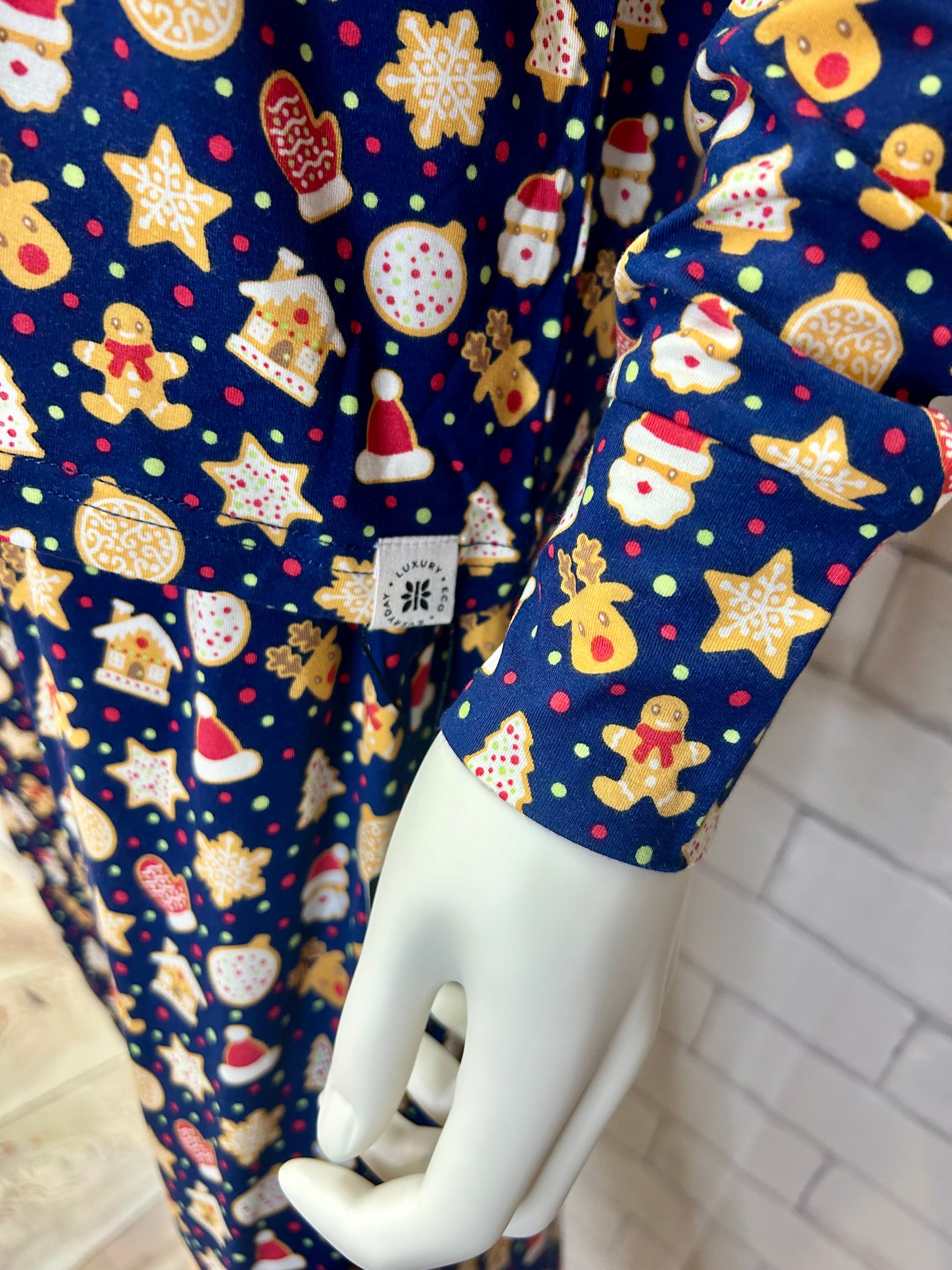 Adult Cookie Cutout Bamboo Pajamas- Unisex - Stella Lane Boutique