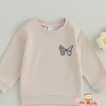 Floral Butterfly Sweatshirt - Stella Lane Boutique