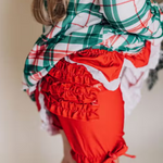 Christmas Plaid Sleep Gown With Bloomers - Stella Lane Boutique