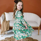 Vintage Greens Rubina Twirl Dress