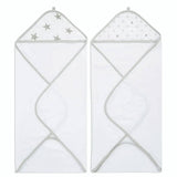 Essential Cotton Muslin Hooded Towel 2 Pack - Stella Lane Boutique