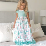 Nutcracker Ruffle Lounge Gown