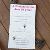 Mommy Or Daddy And Me Heart Wish Bracelet - Stella Lane Boutique