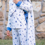 Blue Jays Two Piece Bamboo Pajamas - Stella Lane Boutique
