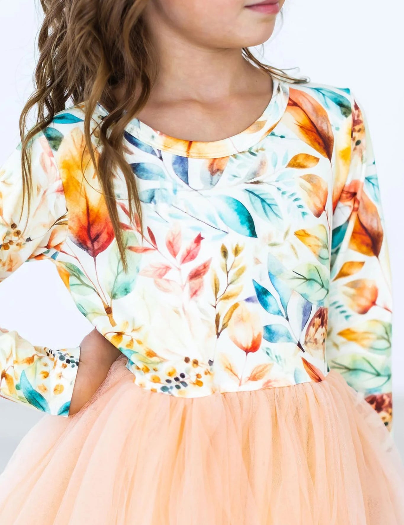 Fall Watercolor Tutu Dress - Stella Lane Boutique