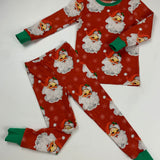 **PREORDER** The Stella Lane Buttflap Pajamas in Vintage Santa