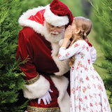Santa Claus Is Coming To Town Organic Cotton Christmas Twirl Dress - Stella Lane Boutique