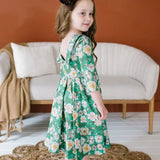 Vintage Greens Rubina Twirl Dress