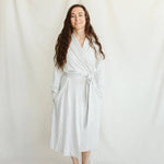 Storm Gray Viscose from Bamboo Organic Cotton Women's Robe - Stella Lane Boutique
