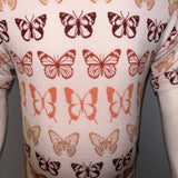 Butterfly Garden Short Sleeve Bamboo Onesie - Stella Lane Boutique