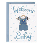 Welcome Baby Card (Blue or Pink) - Stella Lane Boutique
