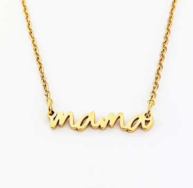 Dainty Mama Script Necklace - Stella Lane Boutique