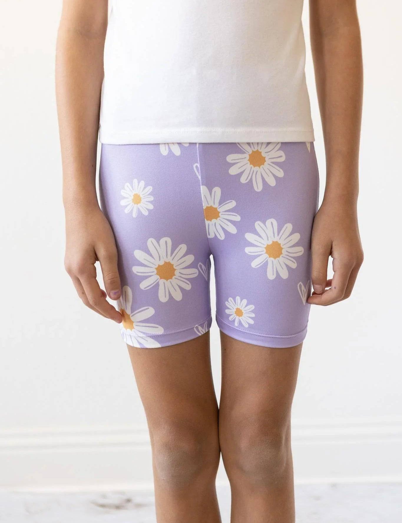 I Heart Daisies Twirl Shorts - Stella Lane Boutique