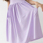 Lavender Pocket Tank Twirl Dress - Stella Lane Boutique