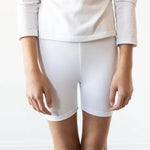White Twirl Shorts - Stella Lane Boutique
