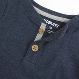 Knit Long Sleeve 2-Button Henley Bodysuit - Stella Lane Boutique