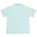 Aqua Short Sleeve Polo - Stella Lane Boutique