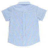 Short Sleeve Button Down Gingham Shirt - Stella Lane Boutique