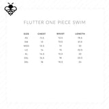Flutter One Piece Swim Suit - Stella Lane Boutique