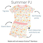 Butterfly Floral Summer Bamboo PJs - Stella Lane Boutique