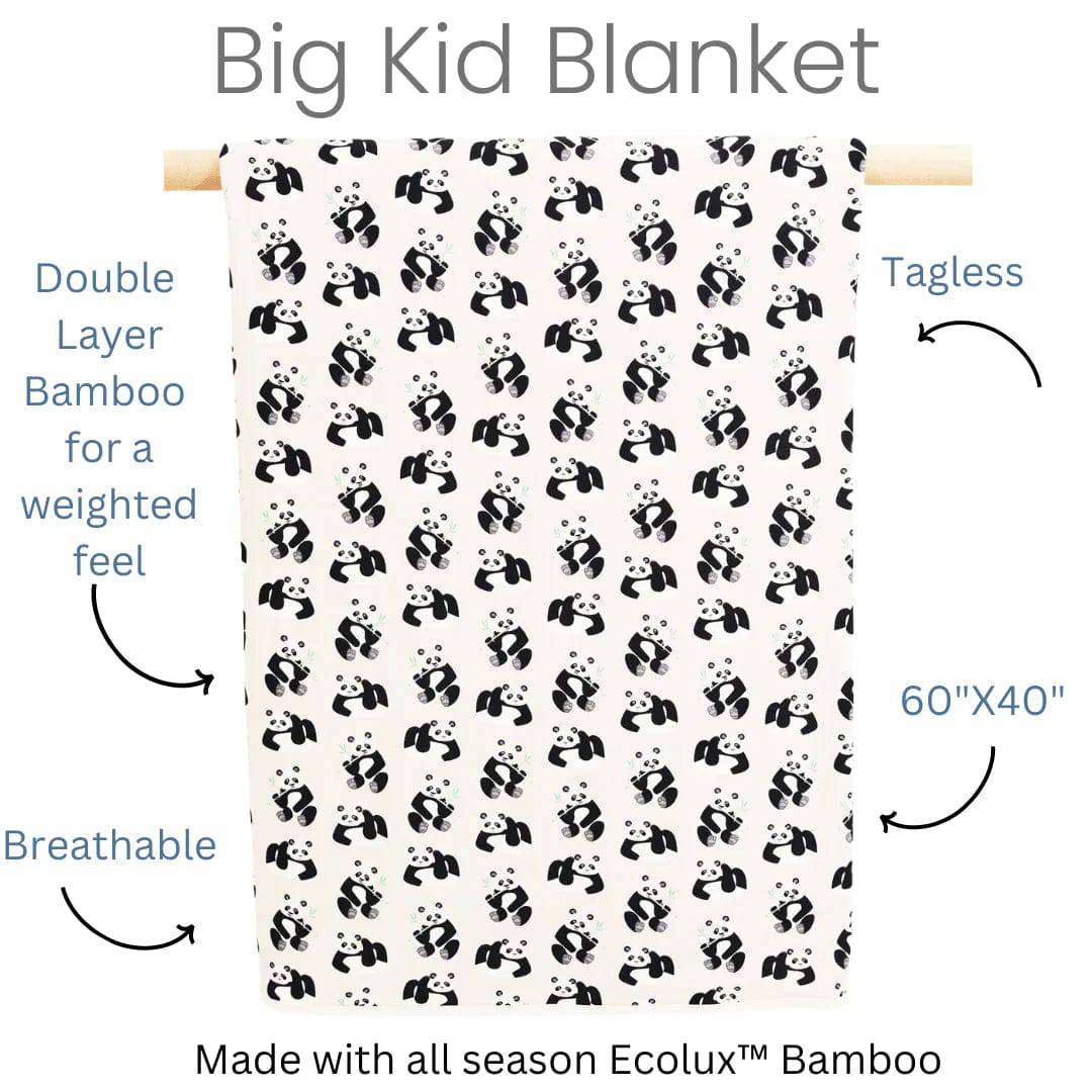Butterfly Floral Big Kid Bamboo Blanket - Stella Lane Boutique