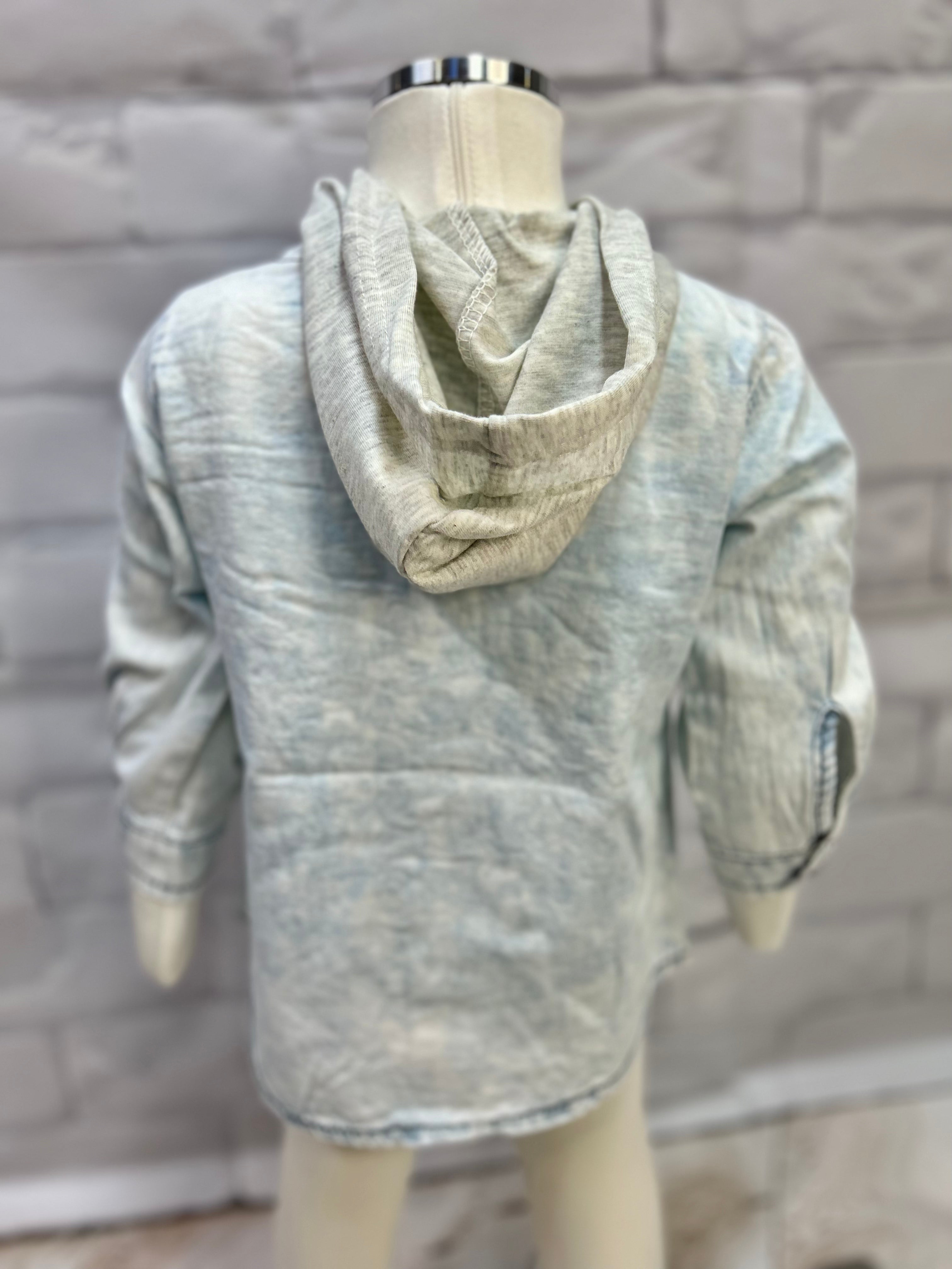 Hooded Button Up - Stella Lane Boutique