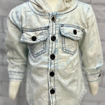 Hooded Button Up - Stella Lane Boutique